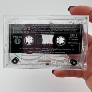 Disney Children's Favorites Volume 1 Cassette Tape 1979 Buena Vista Kids Songs